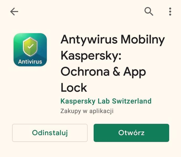 Antywirus na smartfonie