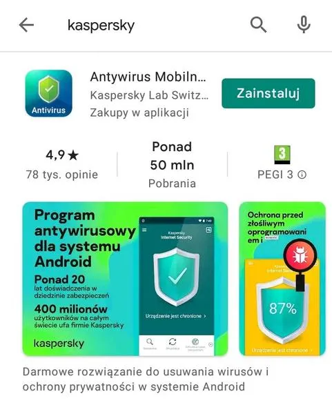 Antywirus na smartfony