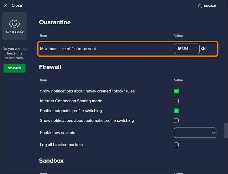 Avast przywracanie plików