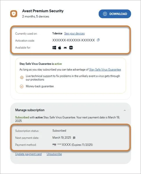 Avast zagrożenie
