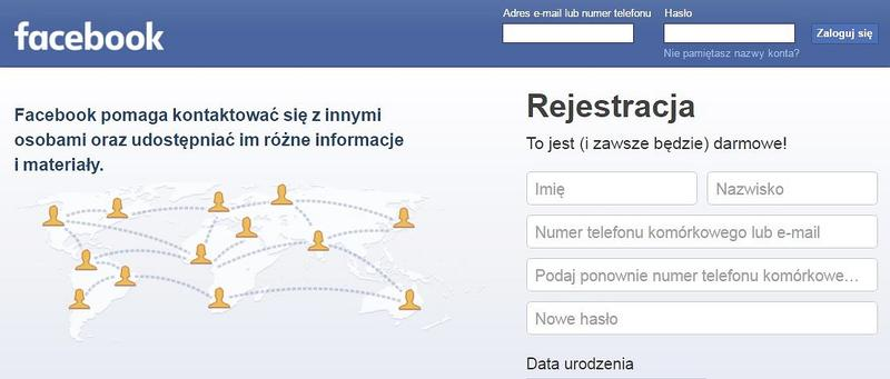 Dezaktywacja konta na Facebooku