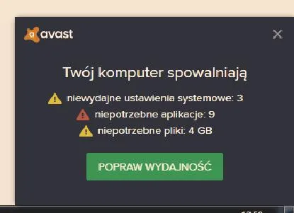 Dezaktywacja programów antywirusowych