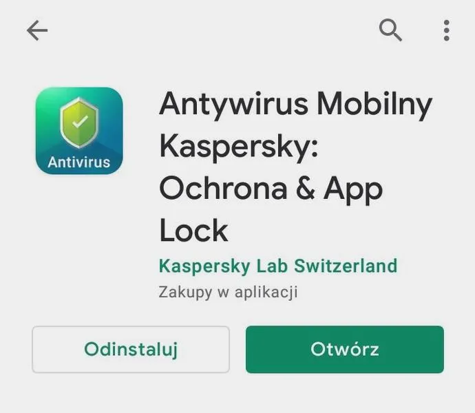 Instalacja antywirusa na telefonie