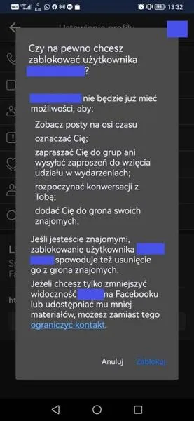 Jak usunąć kogoś z Messengera