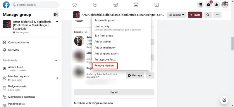 Jak utworzyć grupę na Messengerze