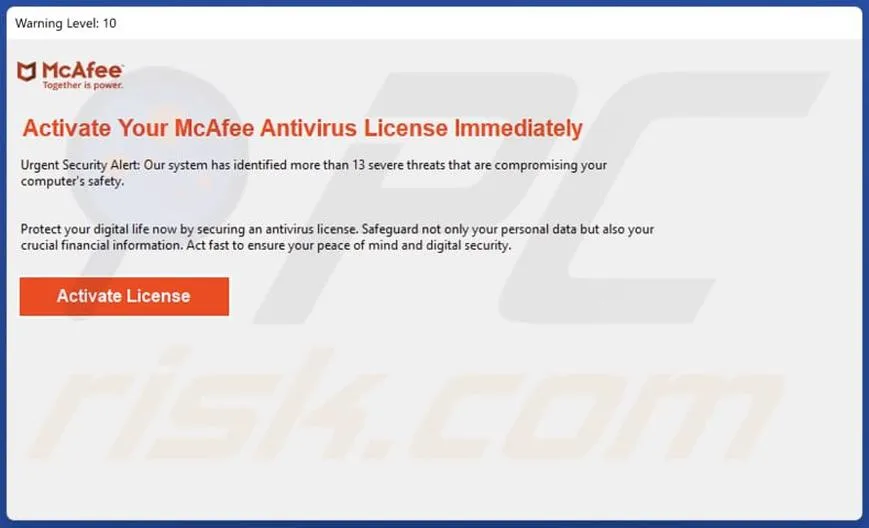 Koszty McAfee antywirus