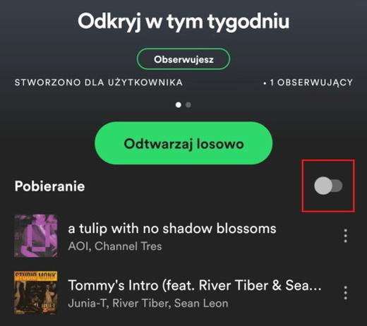 Pobieranie muzyki ze Spotify