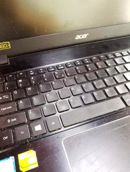 Problemy z klawiaturą Acer