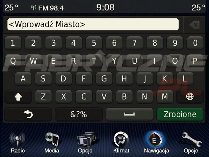 Przewodnik głosowy telewizor