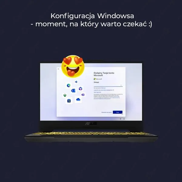 Uruchomienie laptopa