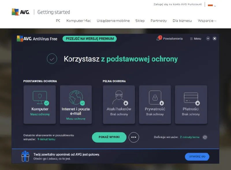 Windows Defender ochrona