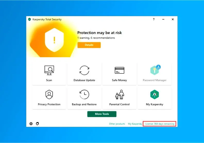 Wyłączanie Kaspersky
