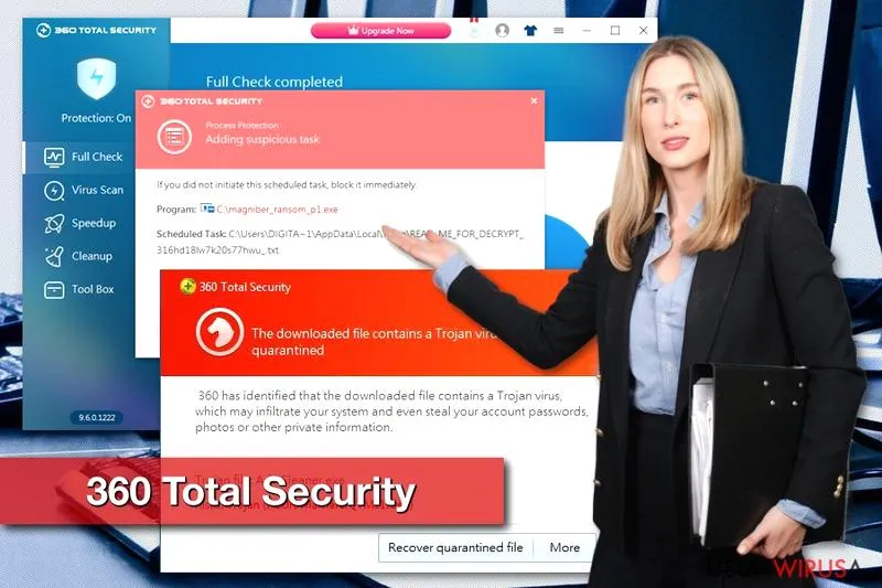 Wyłączenie antywirusa 360 Total Security